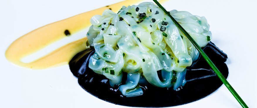 Tallarines de txipirón